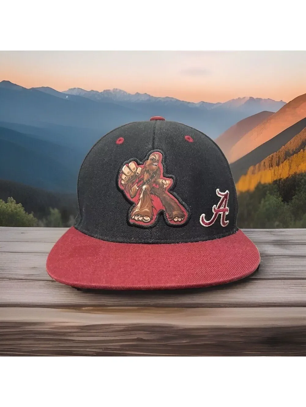 Chewbacca Star Wars Alabama Crimson Tide NCAA Football SnapBack Baseball Cap